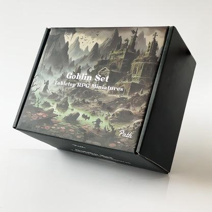 Path Gaming ゴブリン大群ミニチュアセット 46体入り 未塗装 28mmスケール TRPG・D&D対応
