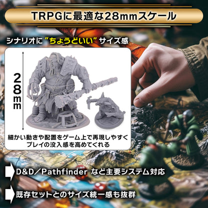 Path Gaming ゴブリン大群ミニチュアセット 46体入り 未塗装 28mmスケール TRPG・D&D対応