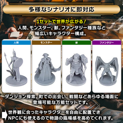 Path Gaming TRPG ミニチュアキット 20体セット