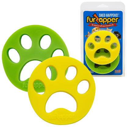FurZapper（ファーザッパー） 2個入り×1セット 送料無料 犬猫の毛取り 洗濯乾燥機用 シリコン製 ペット毛除去ツール アメリカ製